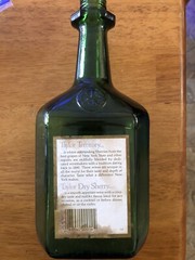 Vintage TAYLOR Dry Sherry Wine Bottle Dark Green Hammondsport NY New York