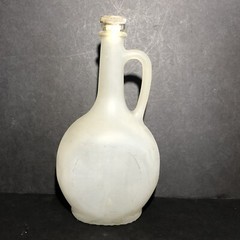 Vintage Jacare frosted wine bottle 11” x 6”