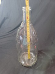 Antique Garrett & Co. American Wine Glass Bottle w/ Eagle Shield Logo 1 Gallon