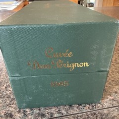 Vintage 1985 Cuvee&rsquo; Dom Perignon Champagne Empty Green Box