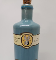 Vintage 1983 Melkmeister Moselbluemchen German 13&Prime; Stoneware Wine Bottle