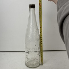 Vintage Garrett & Co Virginia Dare Wine Bottle 4/5 Quart New York Embossed 12”