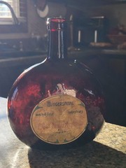 1904 Gewurztraminer Burgerspital zum heil. Geist Labeled 19th c Wine Bottle