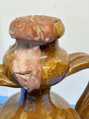 Vintage Jar For Wine Terracotta Popular Amphora Signed Period Xx Century