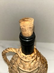 1966 Empty Quinta Libson Wine By J.M. DA Fonseca. Succ.4/5 Qt Wrapped In Wicker