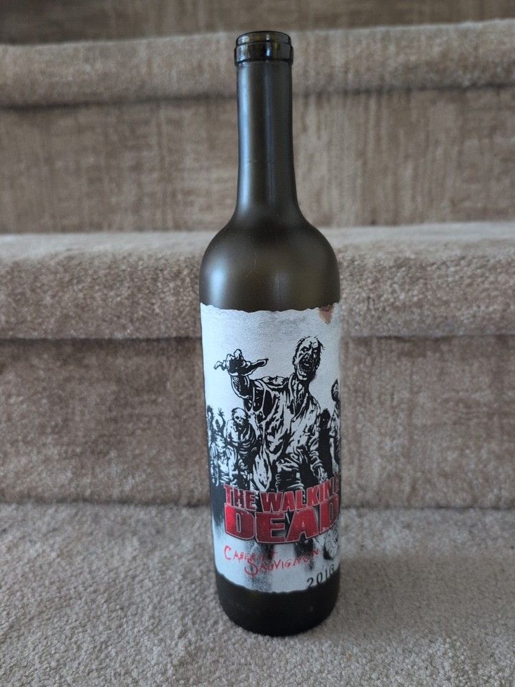 The Walking Dead Cabernet Sauvignon WINE Empty bottle 2016