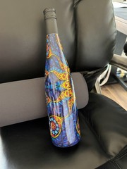 Vibrant Vine Decorative Wine Bottle 2015 Woops? Okanagan Valley BC Canada