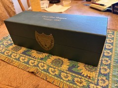 Cuvee Dom Perignon Vintage 1990 EMPTY Bottle with Original Box & Book and cork