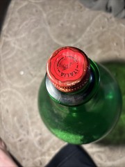 Vintage green Demijohn 3 litter bottle
