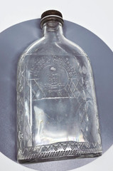 Prohibition Era Continental Distilling Corp. Quart Whisky Bottle, Philly, PA