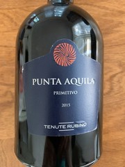 Empty Punta Aquila Primitivo Puglia Italian Wine Bottle 1.5 Liter