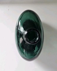 Dark Green Glass Wine Bottle 8&Prime;H Stamped 29 231 F