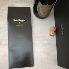 Dom Pérignon Vintage 2008 Champagne 750mL Green Bottle w/ Box Cork Booklet-Empty