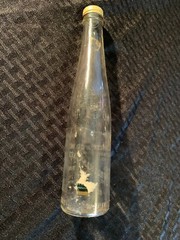 GARRETT & CO INC BOTTLE VIRGINIA DARE WINE BOTTLE NEW YORK GARRETT Embossed