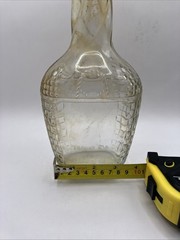Vintage Bardenheier’s Embossed Clear Glass Bottle 4/5 Quart