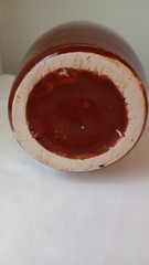 Vintage Stoneware Wine Bottles Newberry Wine And Lancers Wine Red Brown Wine Art