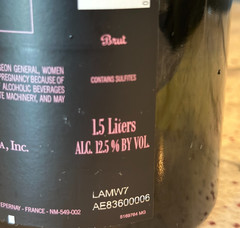 RARE Lady Gaga Dom X Perignon Rose Mag Luminous Light Up Pink Empty Bottle 1.5 L