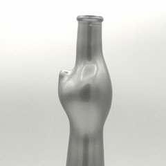 Silver Glass 2021 Happy Cat Rheinhessen Riesling Germany Empty Wine Bottle 13in