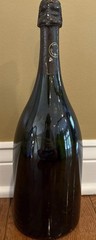 Vintage Dom Perignon Dummy Glass Champagne Bottle Wine SEALED 14.5” x 5” ~4lbs
