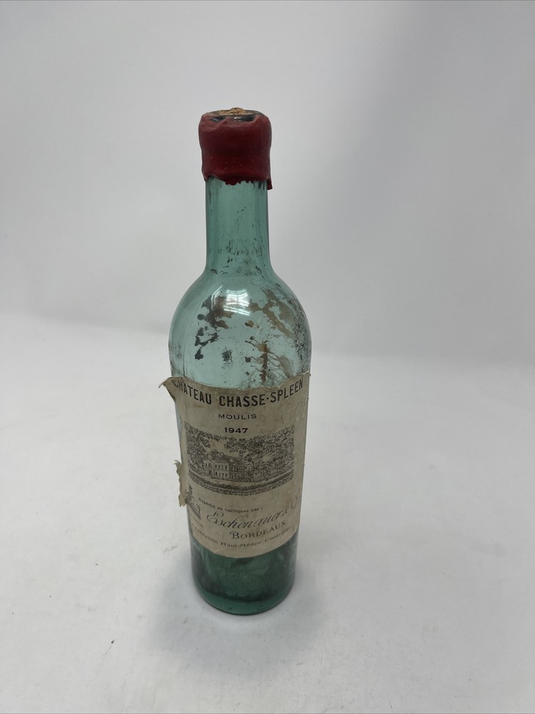 Vintage 1947 Chateau Chasse-Spleen Moulis Bordeaux Wine Bottle – EMPTY