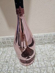 Empty Magnum Ace of Spades bottle , 1.5 Lt Rose Pink Color Armand De Brignac