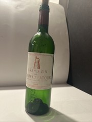 Chateau Latour Wine Bottle EMPTY 1995 France Grand Vin Collectible / with cork