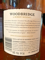 Woodbridge EMPTY Wine Bottle Moscato 2016 1.5L Robert Mondavi