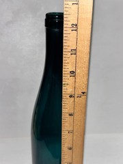 Ferdinand Pieroth German Wine Bottle 1979 Empty Blue Glass Vtg Collectible