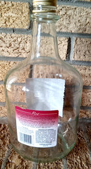 Taylor Red Wine 3 Liter Clear Glass Bottle/Jug With Cap– Empty & Clean