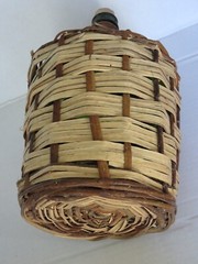 DON JUAN DEMIJOHN JEROBOAM 5 LITRES WICKER WRAPPED GREEN BOTTLE CORKED