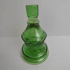 Chianti Italian Wine Bottle Green 7 Inches Tall 1 Pint Vintage Glass