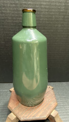 Vintage Lancers J.M. Da Fonseca Portugal 9&Prime; Glass Painted Wine Bottles Lot of 2