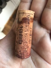 Chateau Mouton Rothschild 1989, Pauillac, Bordeaux Bouteille Vide With Cork