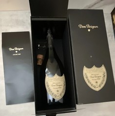 Dom Pérignon Vintage 2008 Champagne 750mL Green Bottle w/ Box Cork Booklet-Empty