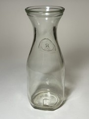Vintage Wine Carafe Paul Masson Glass Since 1852 Single 7”