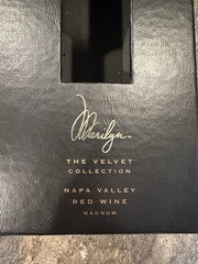 Marilyn Monroe The Velvet Collection Numbered Wine Bottle, 2002, Empty, Magnum