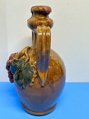 Vintage Jar For Wine Terracotta Popular Amphora Signed Period Xx Century