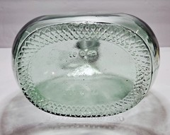Vintage Almaden Vineyards Green Glass Wine Jug Embossed One Half Gallon 12&Prime;