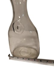 Embossed Paul Masson Since 1855 Glass Wine Carafe Bottle Water Juice Milk 11&Prime; H