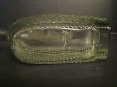 London (Ontario) Winery 1966 Glass Bottle In Basket Wine Bottle