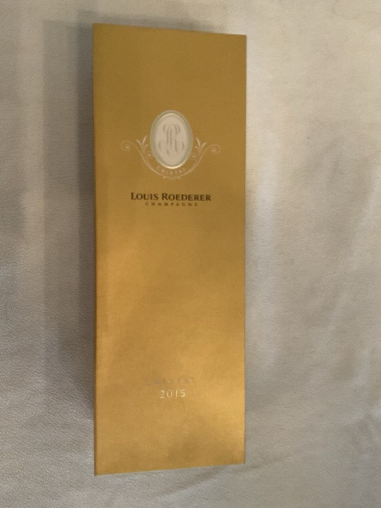 2015 CRISTAL Louis Roederer Champagne Wine Gift Box With Booklet NO Bottle