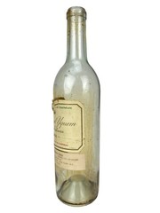 Vintage 1966 Chateau d’Yquem Empty French White Bordeaux Wine Bottle w/ Label