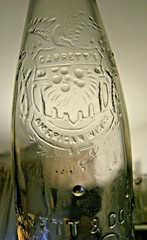 Virginia Dare wine bottle(empty), 4/5 Quart, by Garrett & Co. New York with Cap