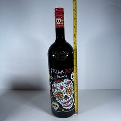 Stella Rosa Black Ltd Ed. Sugar Skull Day of Dead Halloween 50 oz Empty Bottle