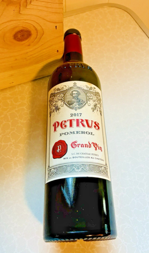 $3300 Chateau PETRUS Pomerol 2017 Empty Wine Bottle romanee drc conti lafite 750