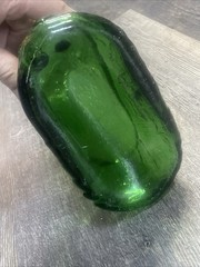 Vintage Gori Gori Chianti Rifle Bottle 3L Green Glass Italy 1960s 45.5 In Tall