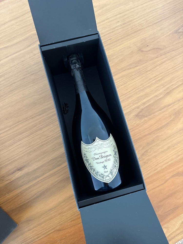 Dom Perignon Vintage 2010 750 ml Empty Champagne Bottle, Box, Book