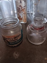 Lot Of 18 Vintage Glass Bottles SEE PICS