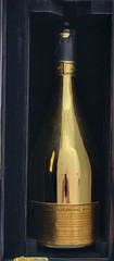 Champagne ARMAND DE BRIGNAC Gold Bottle w/Limited Edition Black Lacquer Box