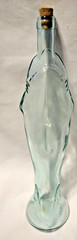 Vintage Shark Bottle Made in Italy Aqua 750 ml 15&Prime; 1979 No Chips Wine Antique B2